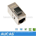 cat6 FTP RJ45 modular adapter 180 degree jack plug / cat5e shielded one-way keystone module